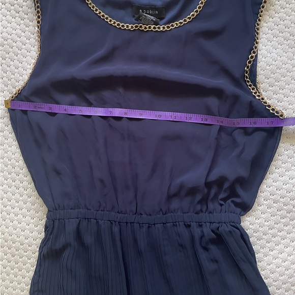 B darling navy blue sleeveless dress - Picture 4 of 6